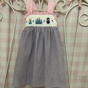 ❄️ Classic Southern Smocks Frozen dress - 5 ❄️